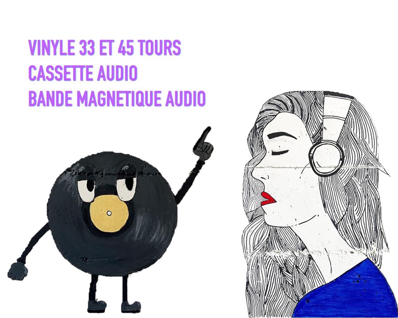 Transfert Audio, Cassette audio, Revox, Vinyle à Genève - Suisse